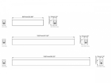 SL11070 LED Linear Light in Continuous Run