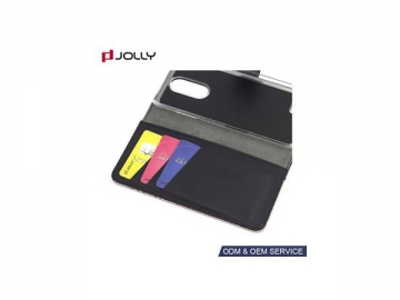 LG K8 Glossy Case, Drop Proof Cell Phone Flip Case