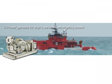 40—800kW Cummins Marine Generator