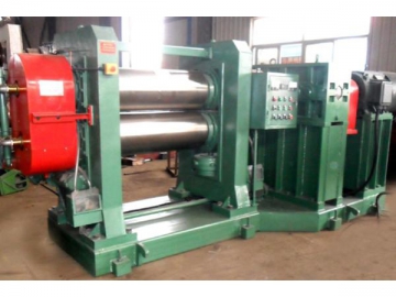 Two Roll Rubber Calendering Machine