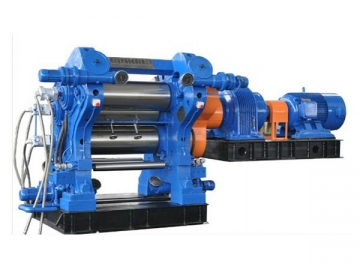 Three Roll Rubber Calendering Machine