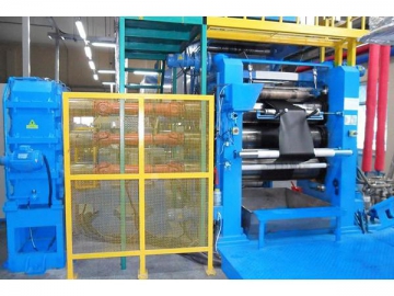 Four Roll Rubber Calendering Machine