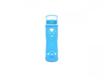 Loop Cap Glass Water Bottle