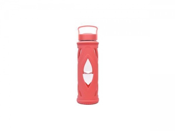 Loop Cap Glass Water Bottle