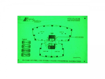 Glow in the dark Guide Board (Photoluminescent Material Coating)